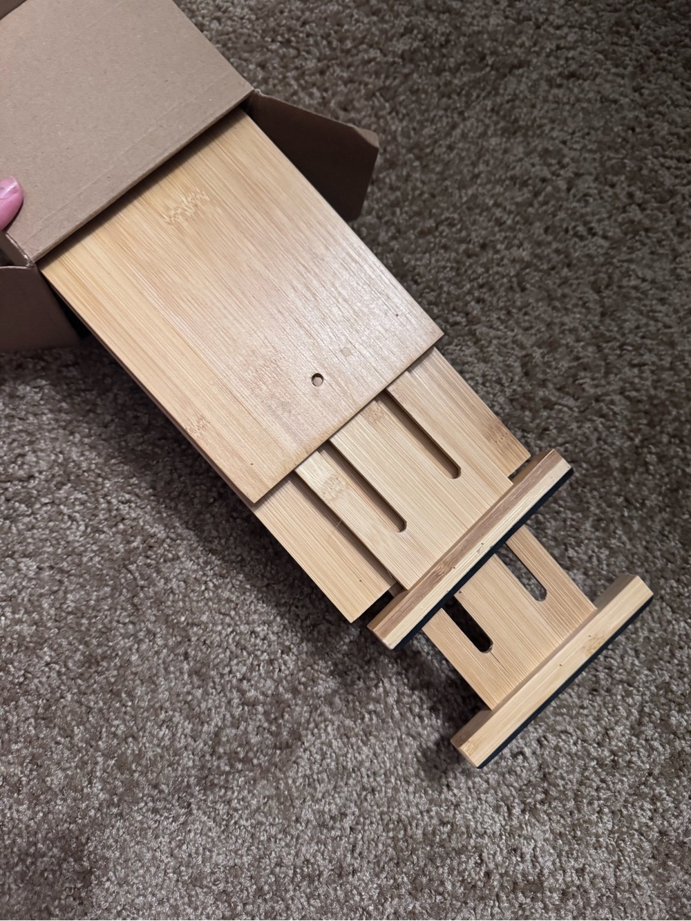 Bamboo Drawer Dividers - Natural Wood (6 Pack) - Picture 4 of 5